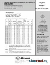 Datasheet JANTX1N5518-1 manufacturer Microsemi